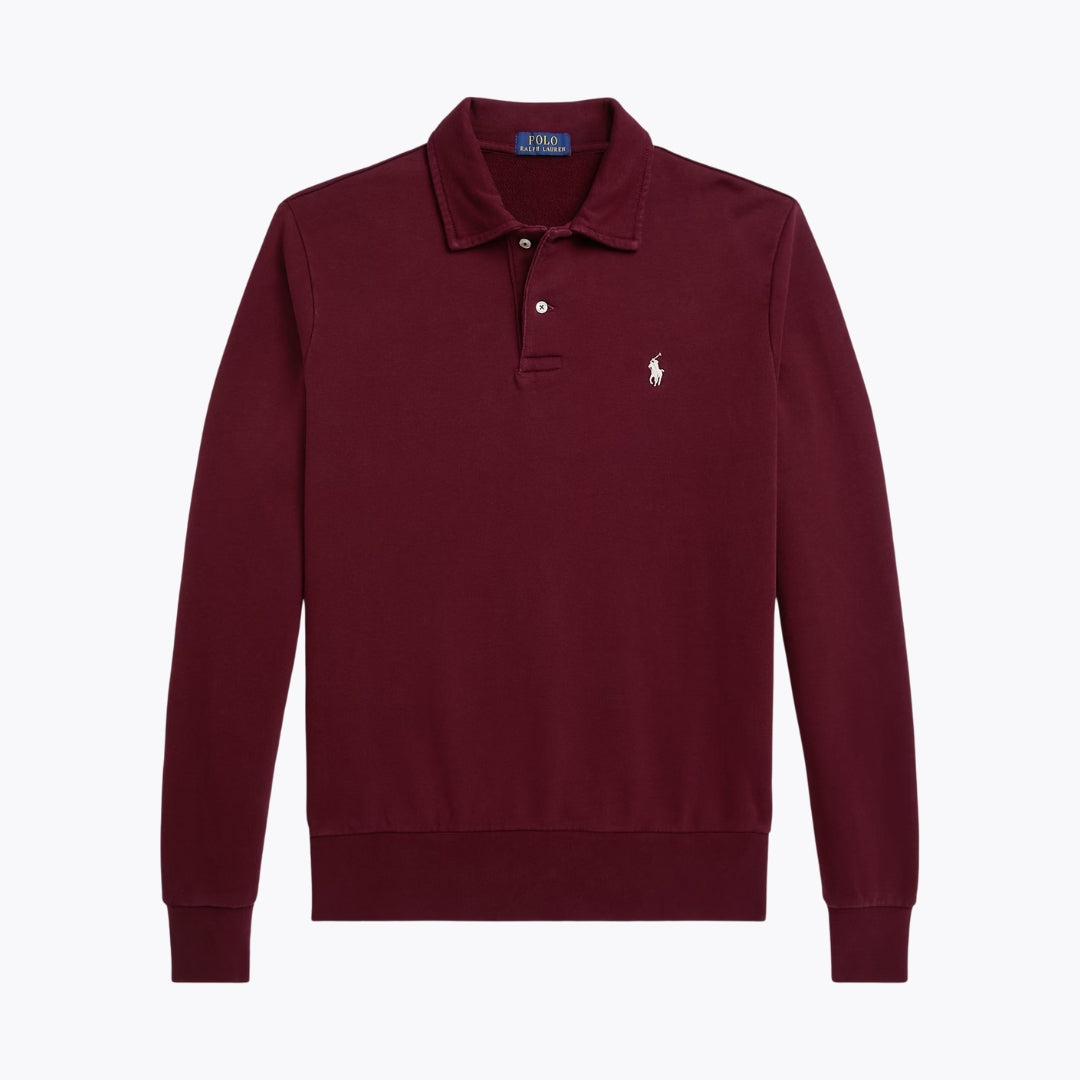 RL Loopback Fleece Collared Sweatshirt